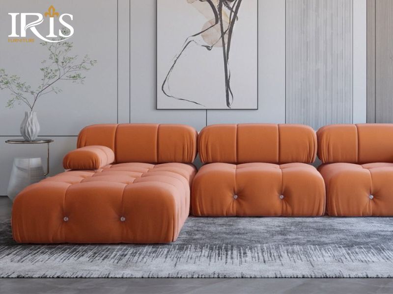 Màu cam khá kén chọn nội thất đi kèm