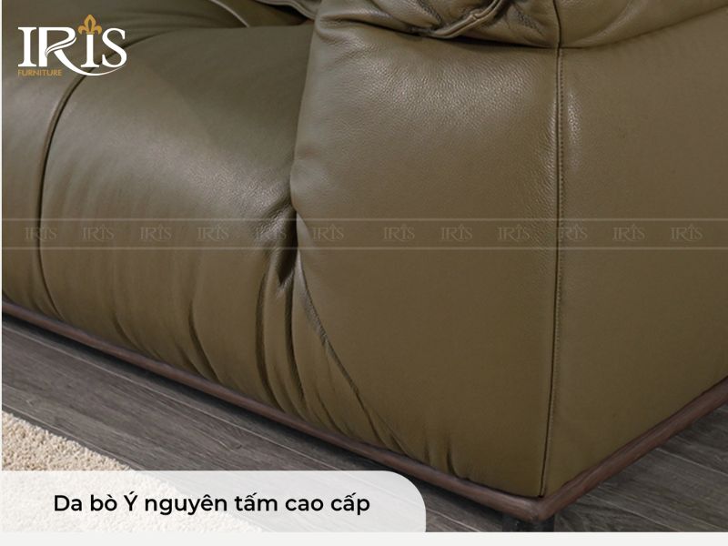 Nên chọn sofa có chất liệu bọc da cao cấp