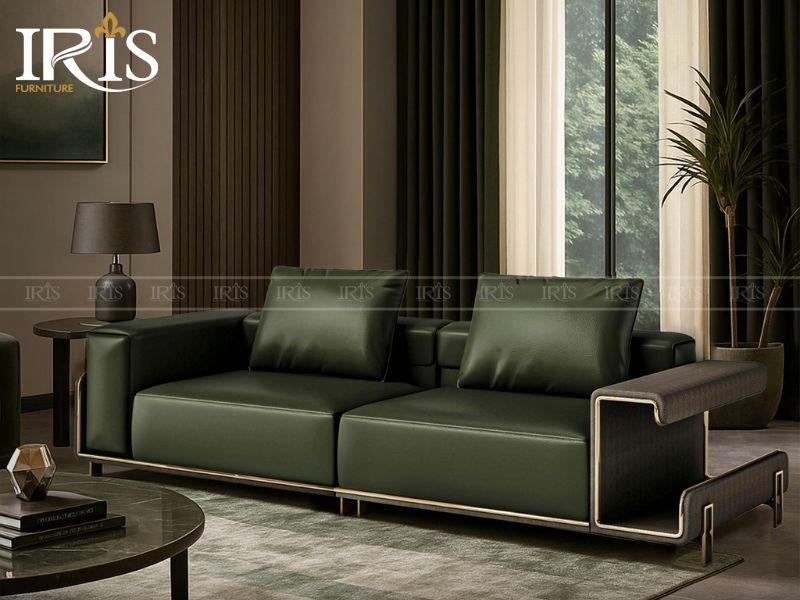Sofa Olivia Casa 1m4 kiểu dáng độc đáo cho biệt thự