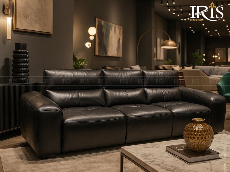 Sofa da 1m5 sang trọng, đẳng cấp