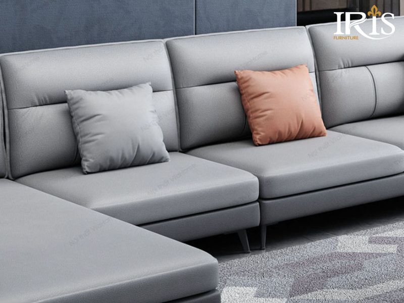Sofa màu ghi hợp gia chủ mệnh Kim