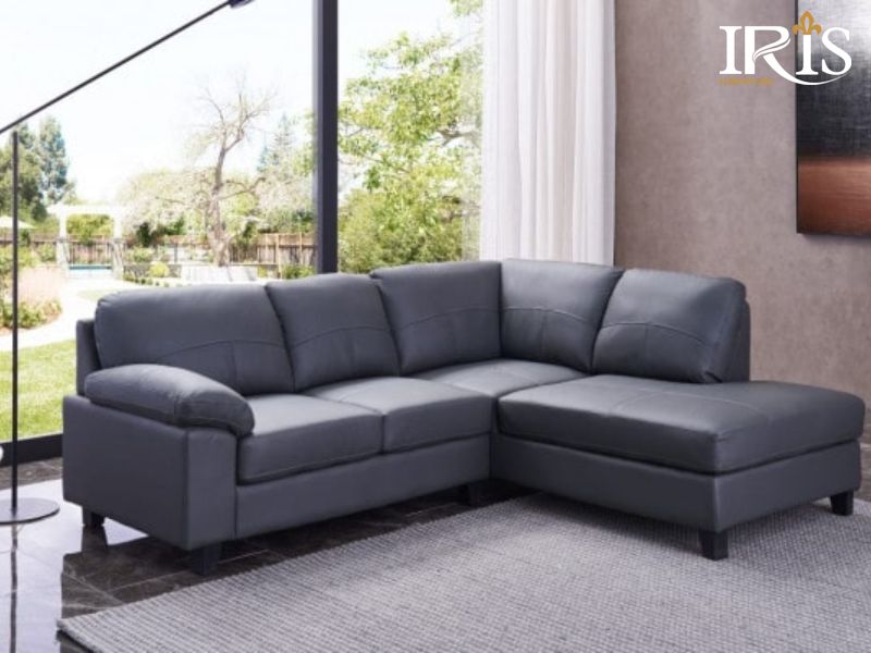 Sofa màu ghi phong cách hiện đại cho nhà phố