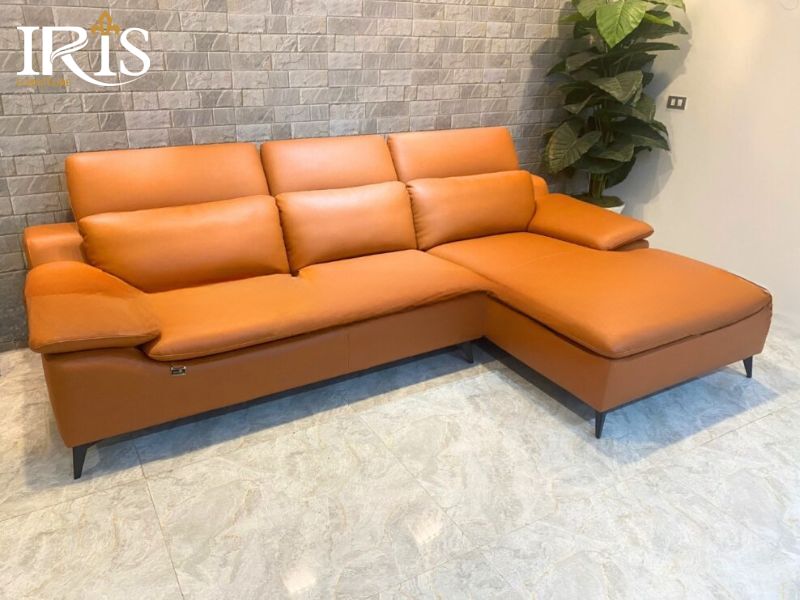 Sofa cam phù hợp với gia chủ mệnh Hỏa hoặc Thổ