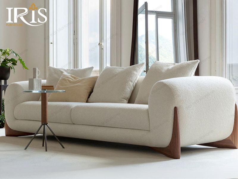 Sofa trắng phù hợp với gia chủ mệnh Thủy