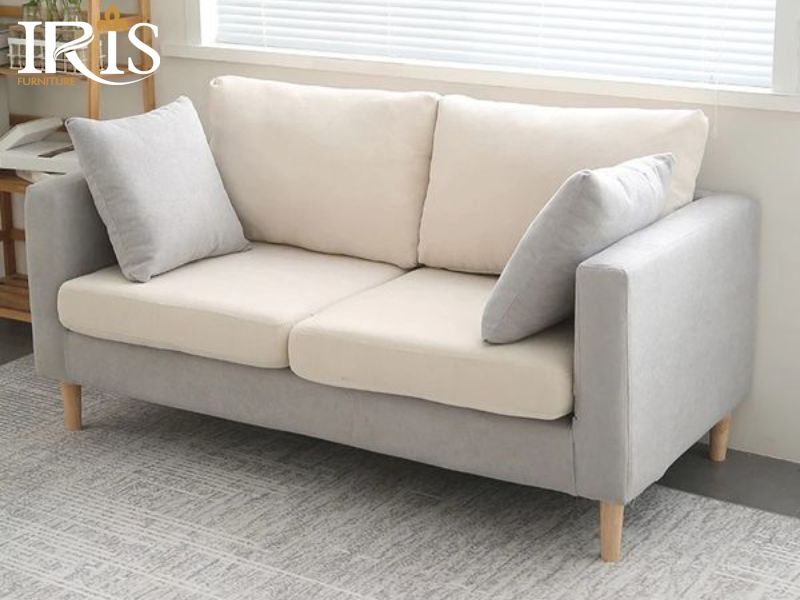 Sofa vải nỉ mềm mại, thoáng khí