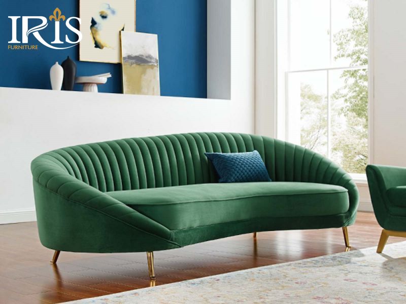 Tránh đặt sofa xanh lá dưới ánh nắng trực tiếp