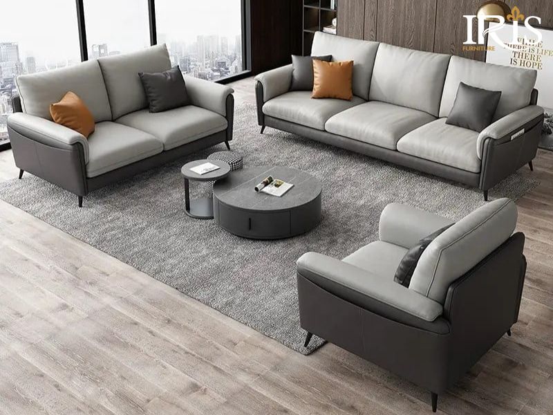 Ghế sofa 2m5 phù hợp cho phòng khách rộng từ 20–30m², mang lại cảm giác cân đối và sang trọng.