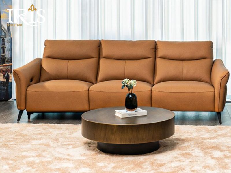 Sofa Bocella – phong cách khách sạn 5 sao, chỉnh điện thư giãn, da bò Ý cao cấp, bền đẹp vượt thời gian.
