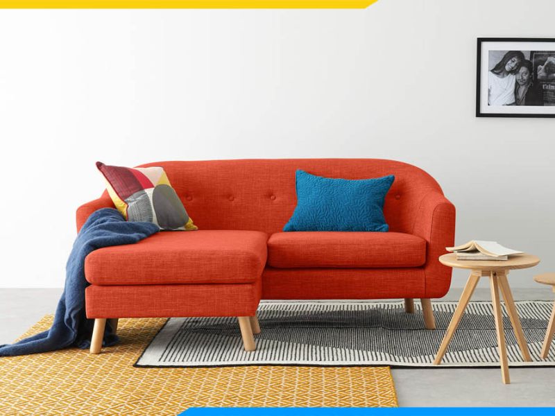 Sofa góc có thiết kế mini tiện lợi, nhỏ gọn