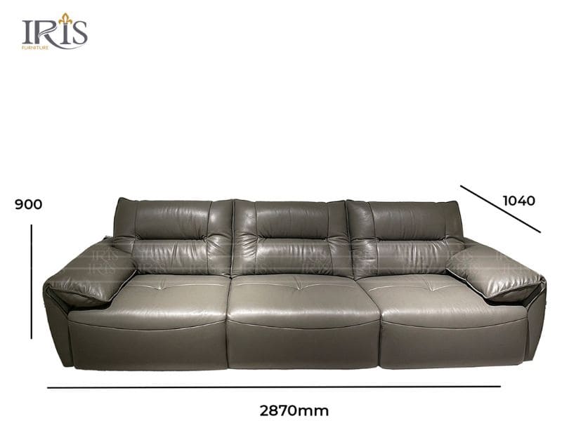 Sofa ghi xám hiện đại phù hợp nhiều phong cách nội thất