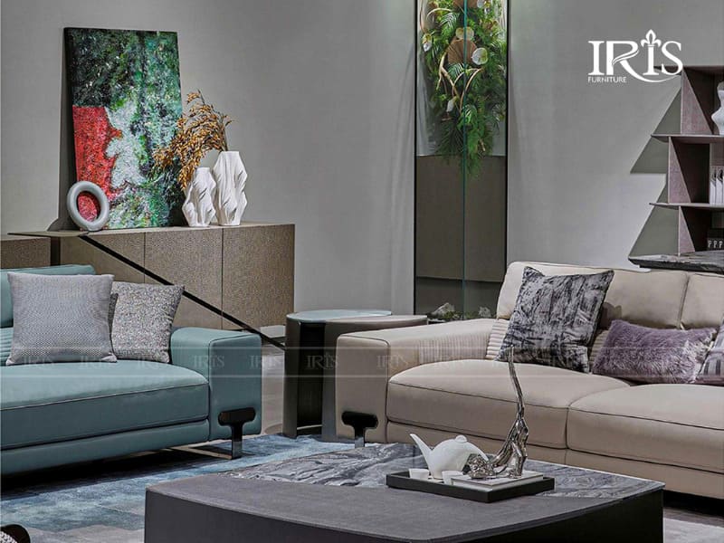 Ghế sofa Lorenzo Casa màu xám