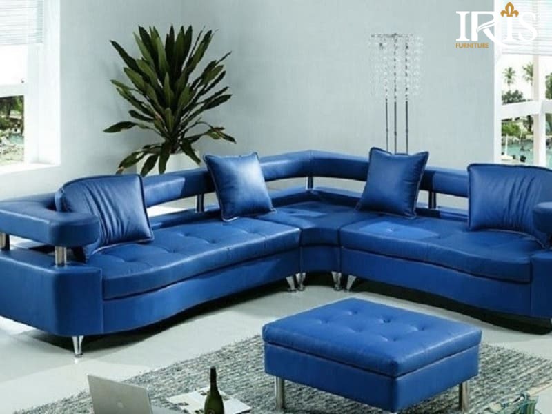 Top 30 mẫu sofa màu xanh dương đẹp, hiện đại 2025 14 Sofa xanh dương mang lại may mắn cho gia chủ mệnh Thủy, Mộc, Kim