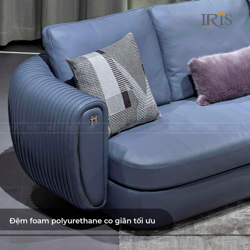 Top 30 mẫu sofa màu xanh dương đẹp, hiện đại 2025 15 Sofa xanh dương tạo cảm giác thoáng mát và hiện đại cho không gian sống