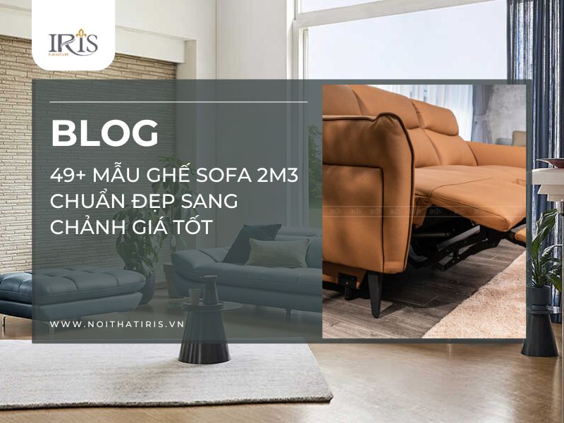 49+ Mẫu Ghế Sofa 2m3 Chuẩn Đẹp Sang Chảnh Giá Tốt