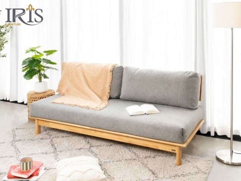 Chọn sofa gỗ tự nhiên như gỗ sồi, gỗ óc chó, gỗ hương