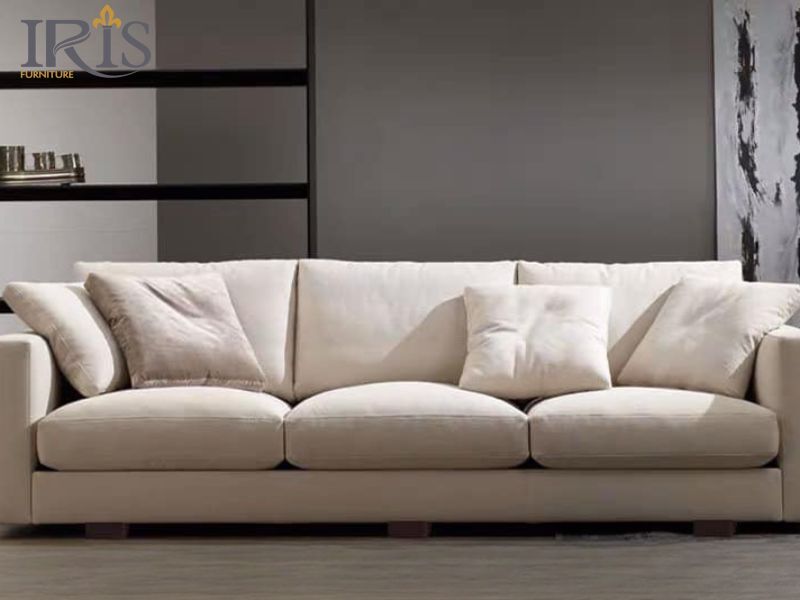 Sofa 3 chỗ bằng vải mềm mại
