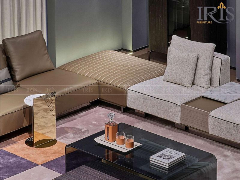 Sofa góc giúp tối ưu diện tích phòng