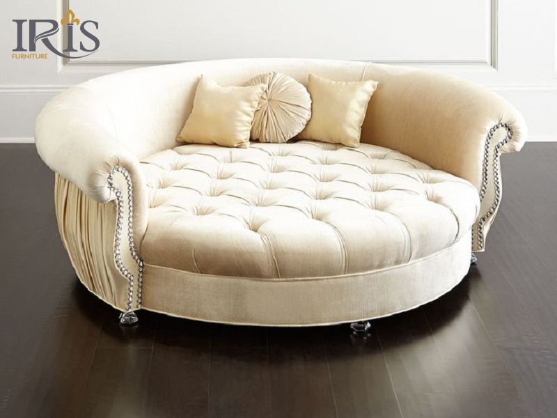 Sofa tròn cho phòng cách tân cổ điển
