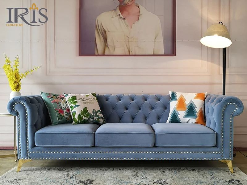 Sofa vải tân cổ điển mang đến cảm giác ấm áp