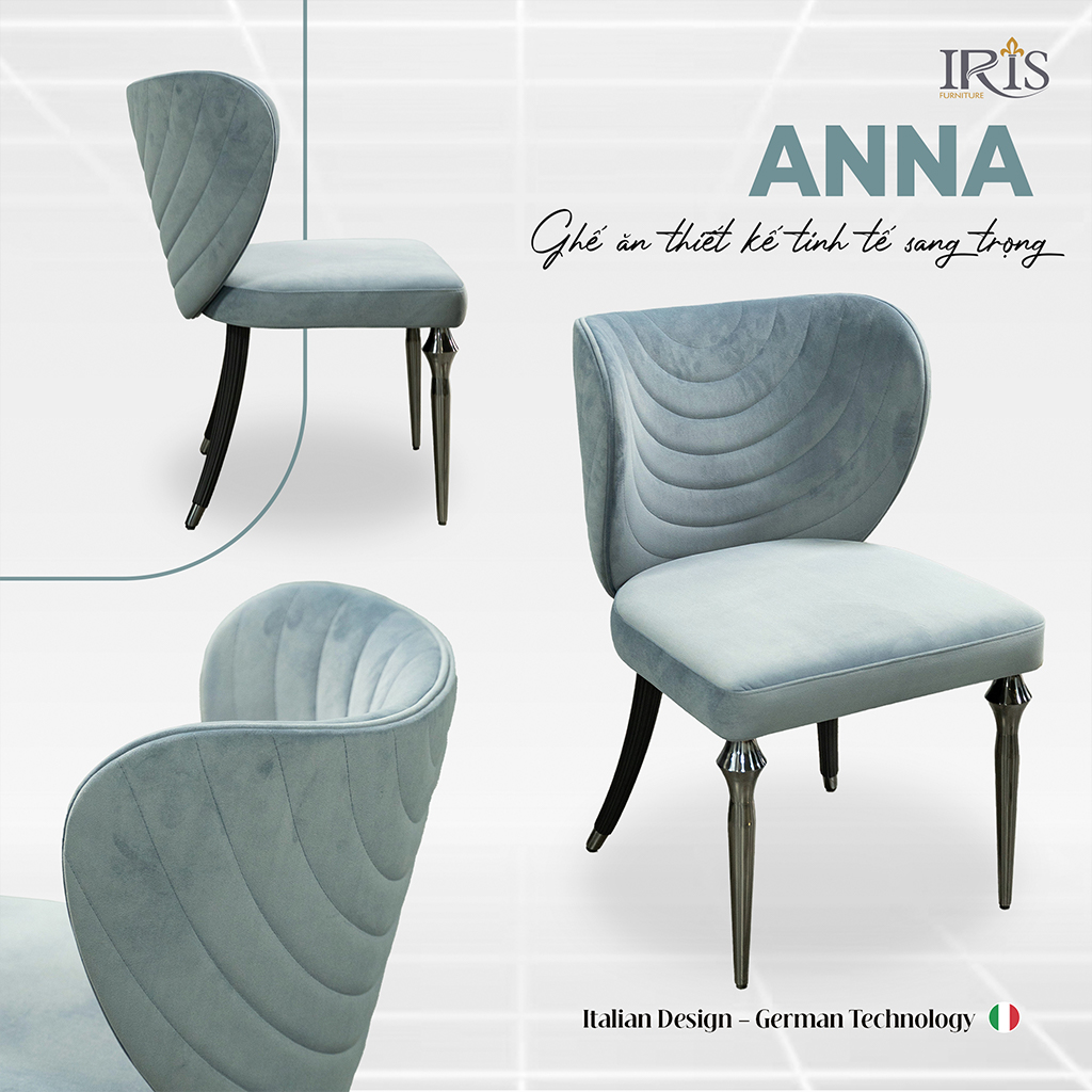 Ghế ăn da Anna sang trọng nâng tầm trải nghiệm