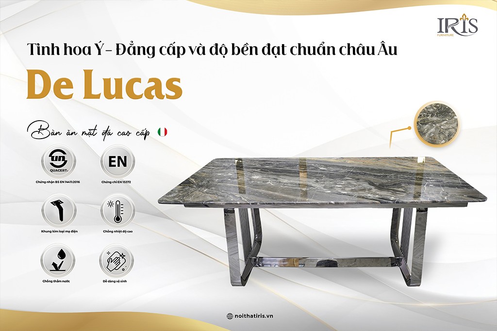 Kiệt tác bàn ăn được sản xuất đạt chuẩn Eu