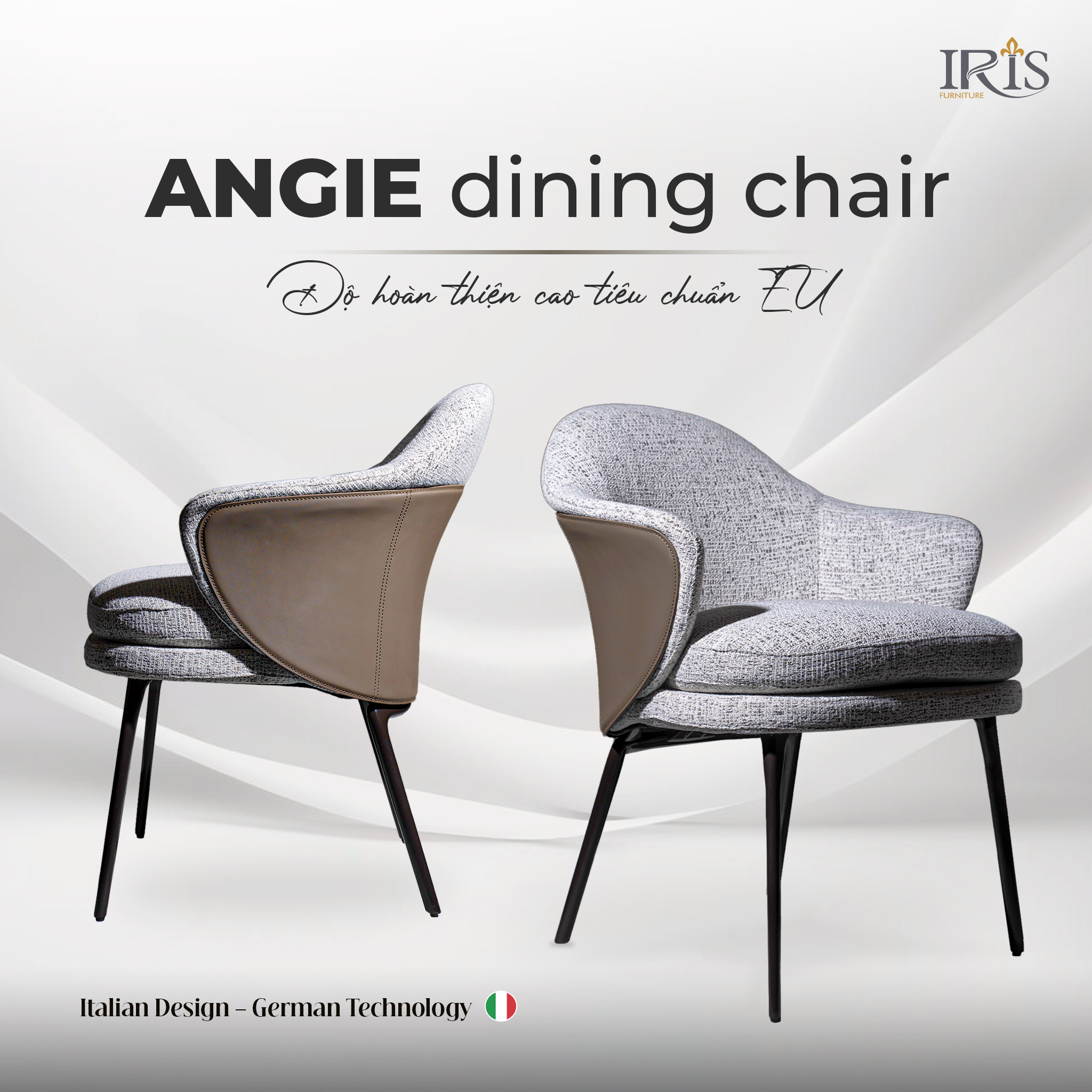 Ghế ăn cao cấp nhập khẩu thiết kế Ý