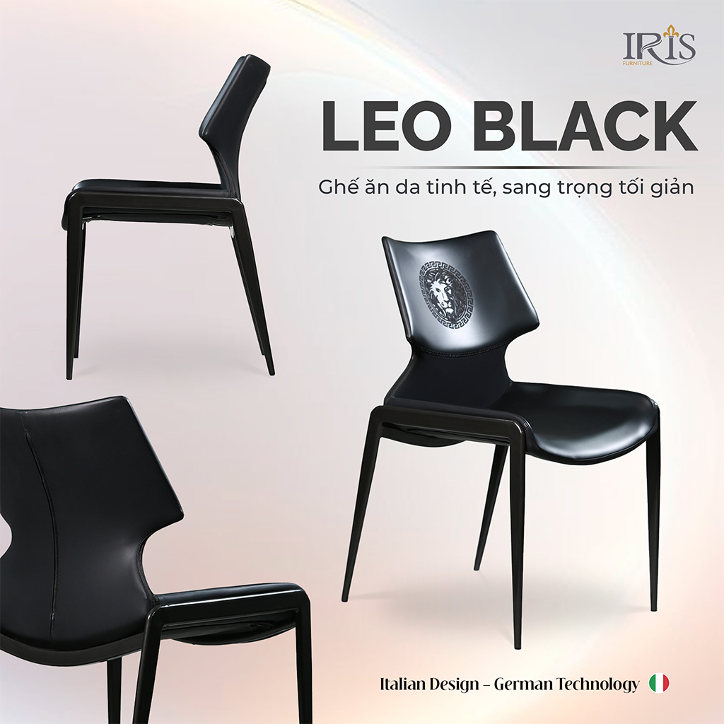 Ghế Leo black thiết kế thanh lịch dễ sử dụng