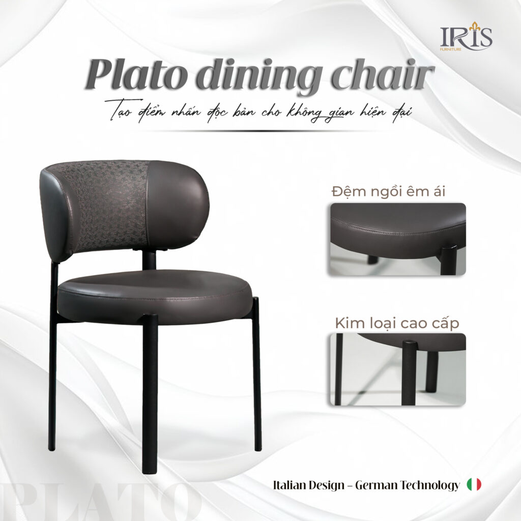 Ghế ăn tinh gọn cho không gian hiện đại