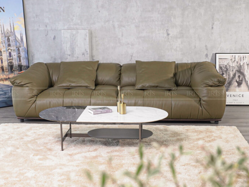 Sofa Doletti ROSELLI da thật mềm mịn, đường nét tinh tế