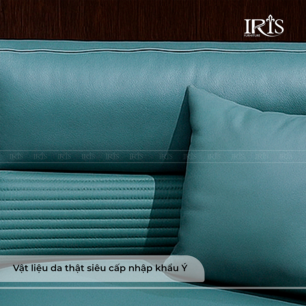 Chất liệu da bò thật cao cấp nhập khẩu từ Ý