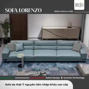 Sofa Lorenzo Casa 3 chỗ nhập khẩu cao cấp