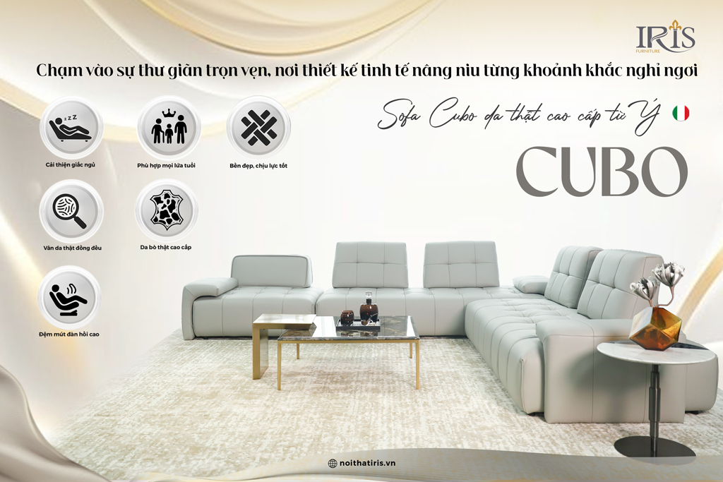 Kỹ thuật chuẩn mực, chất liệu da bò top grain cao cấp