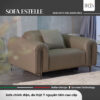 Sofa Estelle đơn – Da bò Ý cao cấp, tinh tế