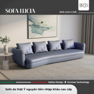 Sofa Lucia Casa 4 chỗ phòng khách cao cấp