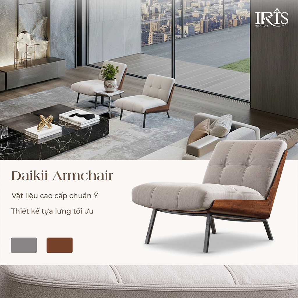 Armchair Daikki mang tinh thần Nhật Bản trong thiết kế Brazil