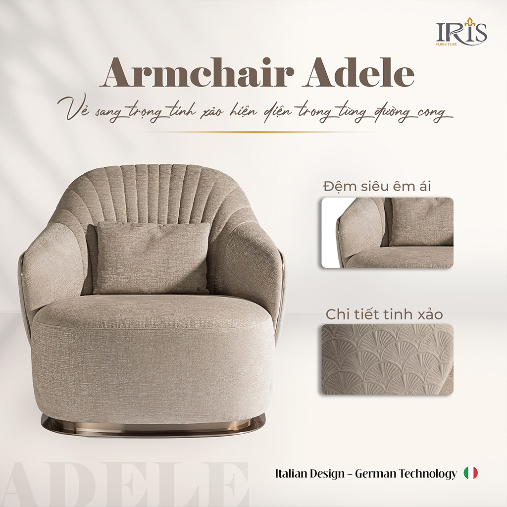 Kĩ thuật thiết kế tinh xảo, chất lượng chuẩn Ý 