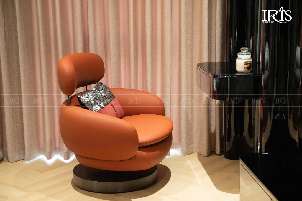 Ảnh armchair chụp tại nhà khách hàng của IRIS