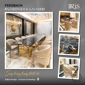 Dự án may đo: Bàn Ăn Colosseo & Ghế Ăn Cloud