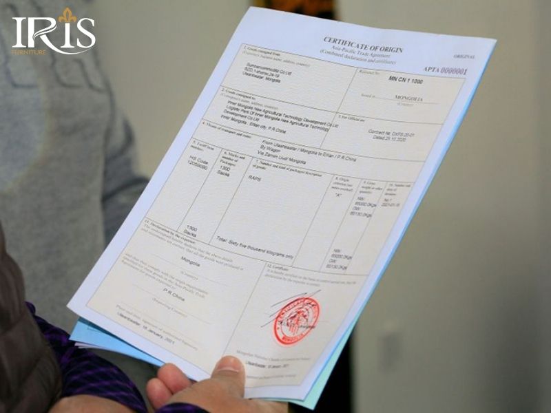 Chứng nhận xác nhận xuất xứ và nguồn nhập khẩu chính hãng
