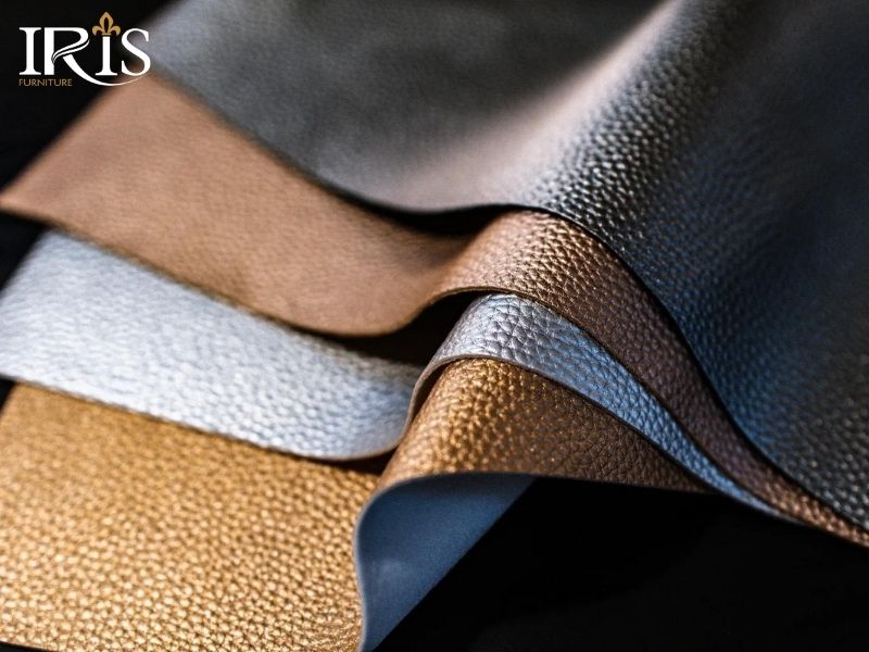 Phân biệt da thật và da PU qua cảm giác chạm, bề mặt và cấu trúc viền