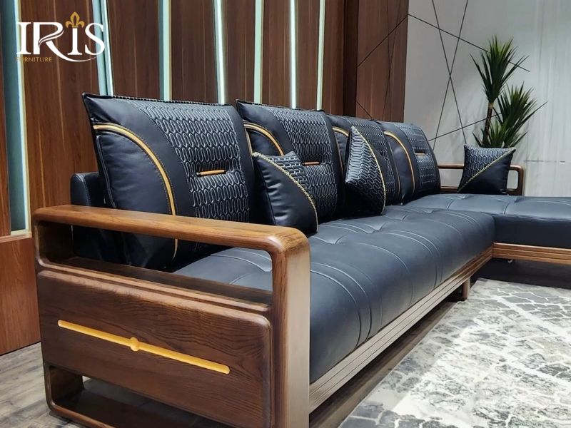 Sofa khung gỗ bền, ổn định, dễ sửa chữa và mang giá trị thẩm mỹ cao
